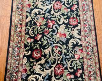 Handmade Tufted Fruit Horn Wool Cotton Area Rug Made India