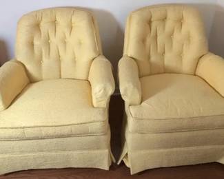 Pair Of Yellow Chairs