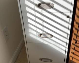 White Filing Cabinet