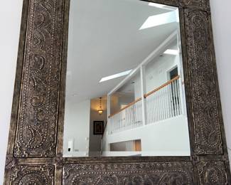 Large beveled mirror
