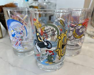 McDonald’s Disney collector glasses