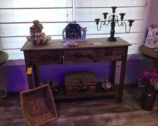 Sofa/foyer table, etc.