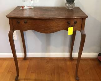 Vintage oak ladies writing desk