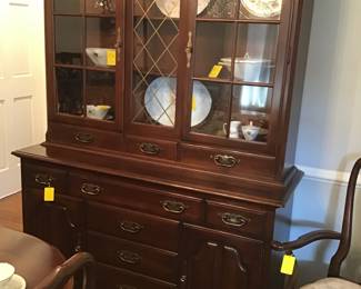 2 piece china cabinet