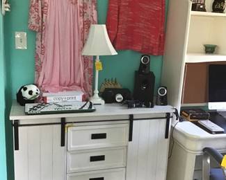 Chest with sliding barn doors, etc.