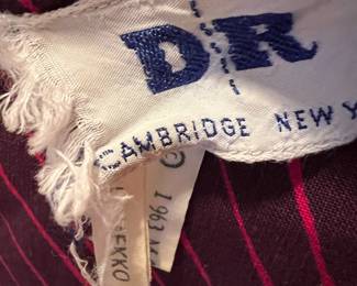 1963 Marimekko by Annika Rimala Pink & Purple Abstract Design Mini Dress