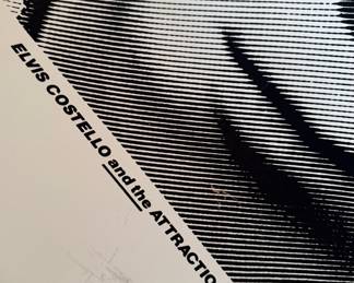 1981 Elvis Costello and the Attractions Album Trust LP Poster