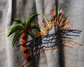 Circa 1970s Levi's Embroidered Western Style Shirt