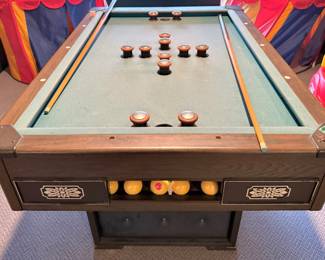Circa 1960s Bumper Pool Table