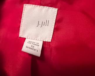 J.Jill Red Jacket – Size 1X