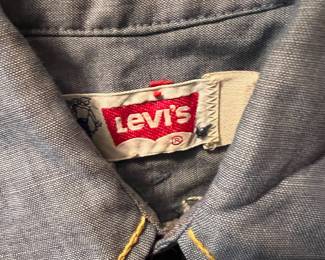 Circa 1970s Levi's Embroidered Western Style Shirt