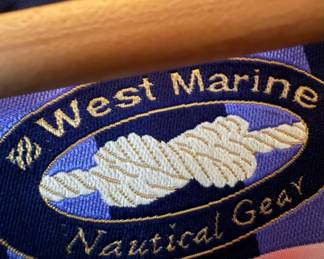 West Marine Men's Red & Black Rain Jacket