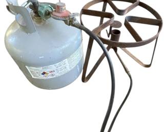 Single Burner Outdoor Cooker wPropane Tank