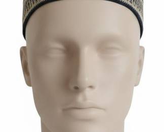 Custom Made African HatFila Navy and Tan