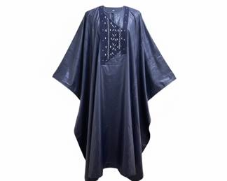 AgbadaBoubou Navy Blue wWhite geometric