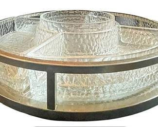 Godinger CrystalSilver Toned Serving Tray