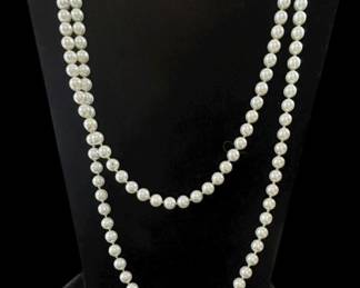 48 Faux Pearl Necklace