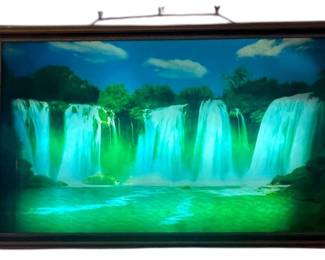Vintage Motion Light Waterfall Picture