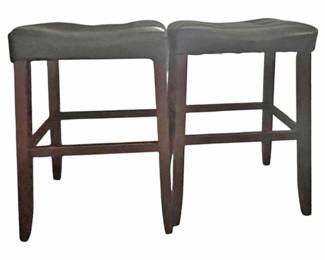 Pair of Backless Counter Stools