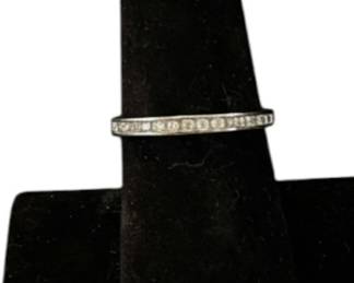 Sterling Silver Size 7 Etched Ring