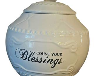 White Porcelain Blessing Jar