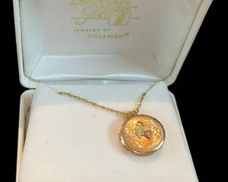 Black Hills Gold Locket Necklace