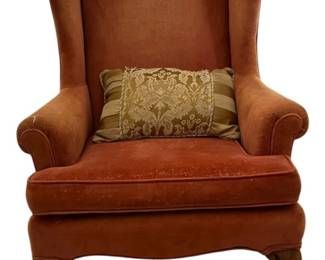 Vintage Queen Annestyle Wingback Armchair