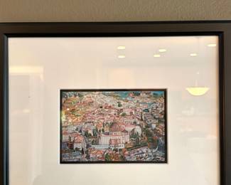 Framed & Matted Print "Nazareth" by Lavi G.