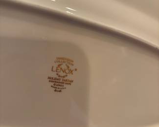 Lenox Holiday Tartan Oval Serving Platter