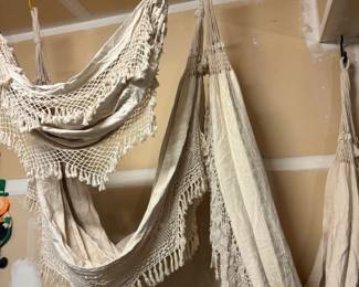 Assortment of Woven Cotton Hammocks