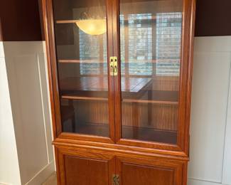 Campaign Style China Hutch