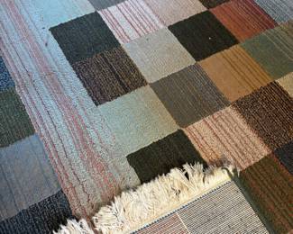 Nirvana Collection Color Block Area Rug – 7'10" x 11'2"