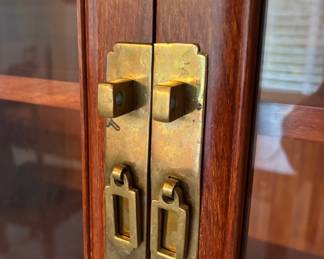 Campaign Style China Hutch