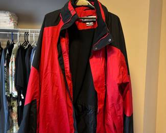 Columbia Men's Red & Black Winter Ski Jacket – Size XXL