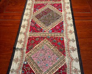 Persian Style Intricately Beaded Table Runner