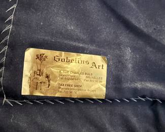 Gobelins Art Brussels Bouquet European Wall Hanging Tapestry