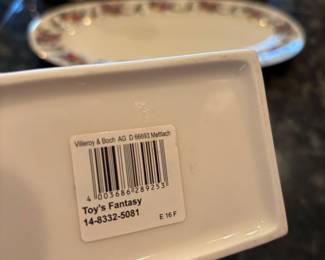 Villeroy & Boch "Toy's Fantasy" Gift Bag Shaped Porcelain Vase