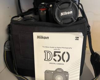 Nikon D50 Digital Camera with Case
