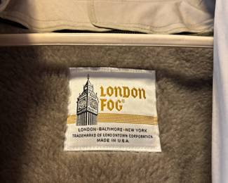 London Fog Khaki Trench Coat