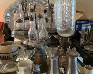 Sterling and Silver Plate, Hunting Cups