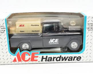 Ace Hardware 1955 Chevrolet Cameo Pickup Truck Bank 1:25th Scale