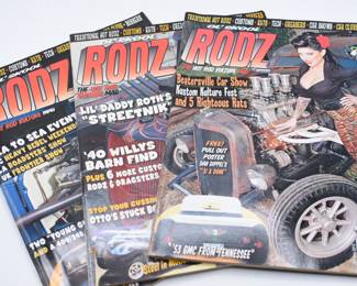 Lot of 3 Ol School Rodz Magazines-1 2012 and 2 2013