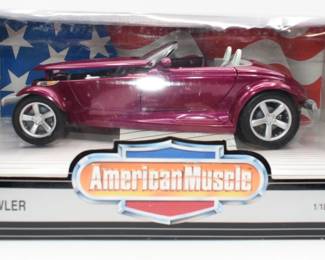 American Muscle Plymouth Prowler  1:18 scale die cast metal with original box-preowned