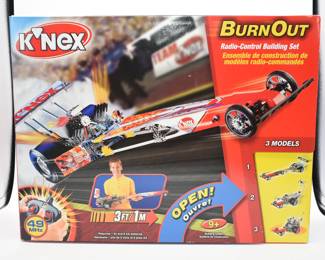 K'Nex Cool Machines Burn Out Radio Control Building Set with original box-preowned