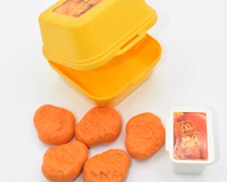 Vintage McDonald's Chicken Nuggets with BBQ Sauce-Fisher Price