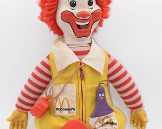 Vintage Ronald McDonald-see pictures for details-Made in Hong Kong-1978-approx 21" long