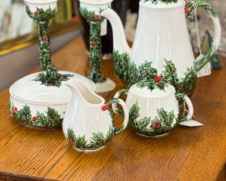 Lefton White Christmas Holly Berry. Priced individually