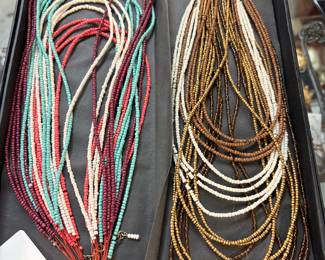 Seed colored beads