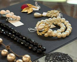 Beautiful Branded Jewelry. ...West Germany, Trifari, Napier, Les Bernard,, Vendome, Rosebush, Monet, Laura Ashley, Brighton, Sarah Coventry and more