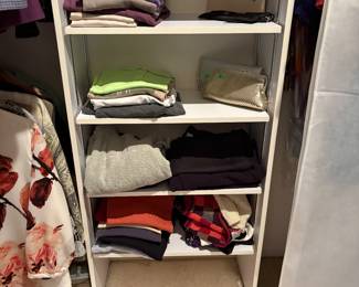 Women's sweaters and purses